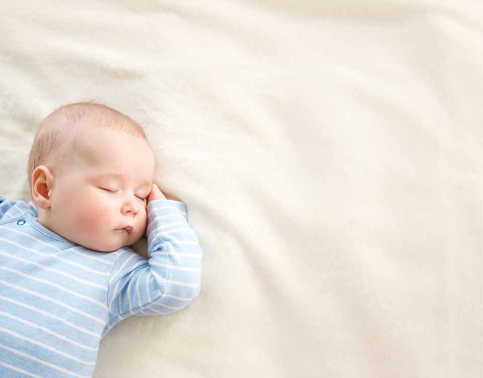 baby successfully sleeping after 2 week sleep support package
